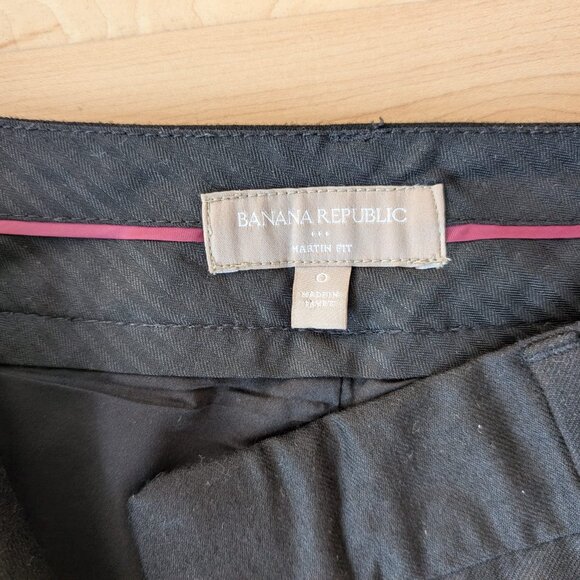 Banana Republic Martin Fit Black Pants - Picture 3 of 3